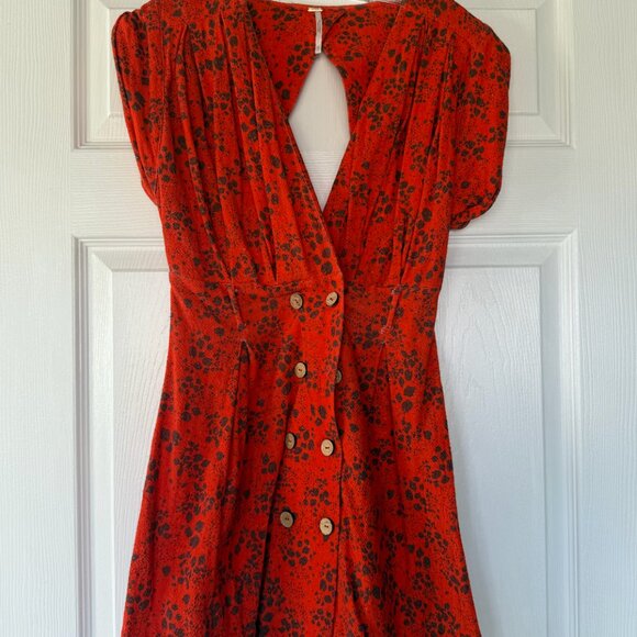 Free People Into Town Mini Dress Floral - Picture 2 of 4